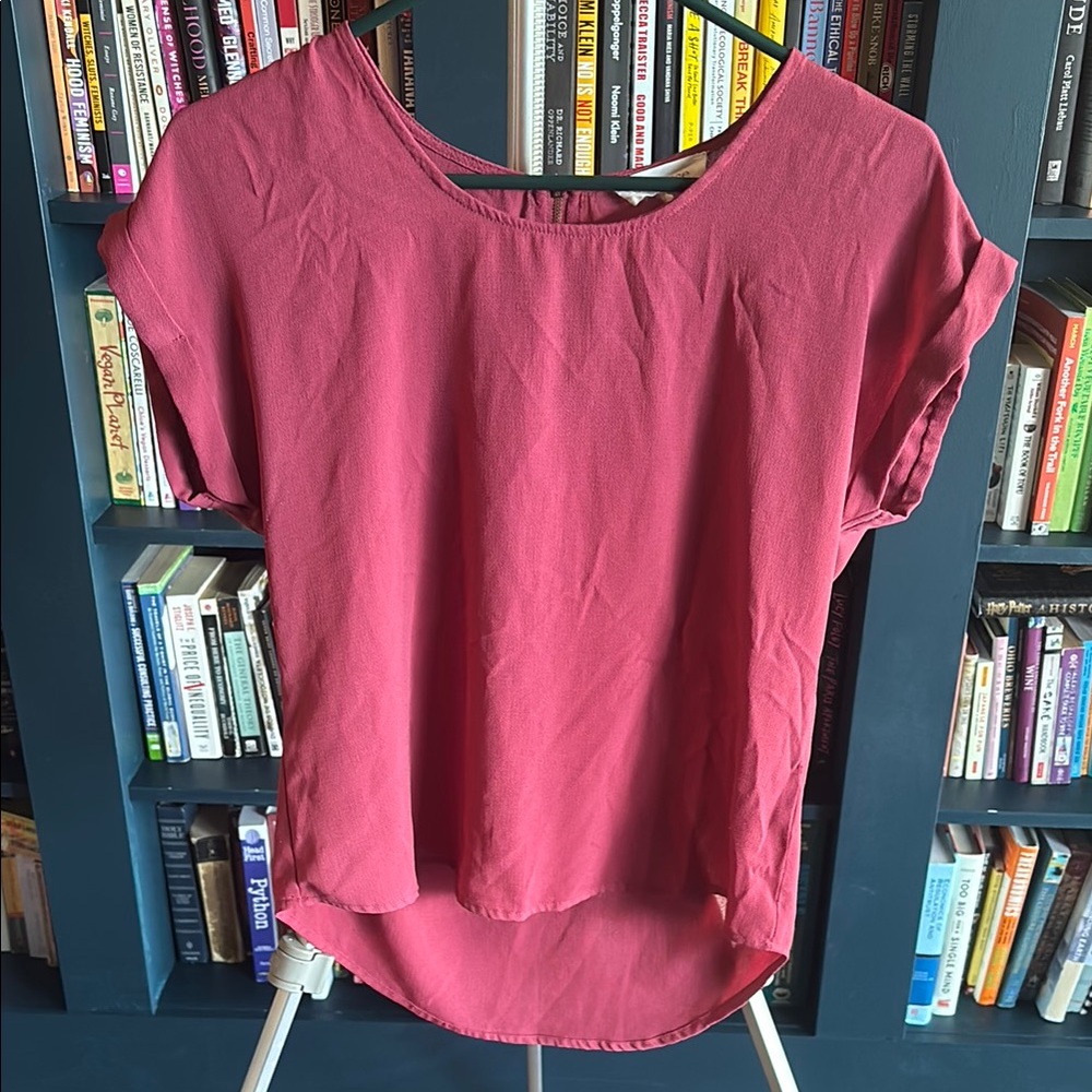 Pink Rose Casual Pink Blouse